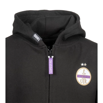 Címeres női cipzáros hoodie