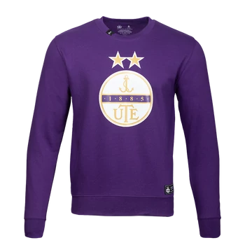 Sweatshirt férfi címeres, lila