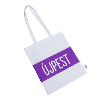 Tote bag fehér-lila, Újpest 140