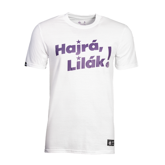 Póló kerek nyakú, női, Hajrá Lilák!