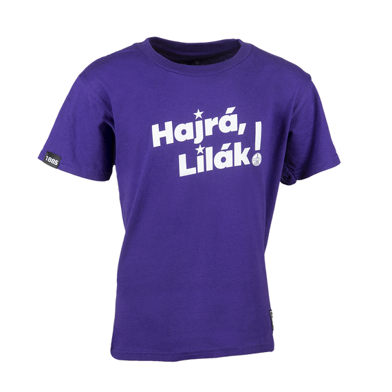 Póló, kereknyakú, gyerek "Hajrá, Lilák"