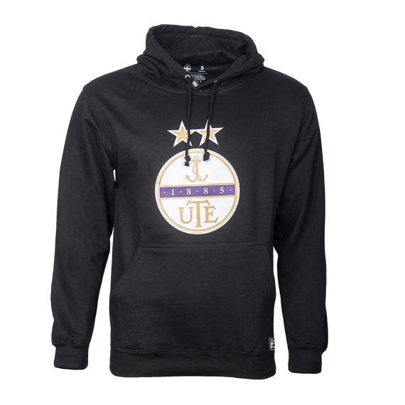 Hoodie címeres, fekete