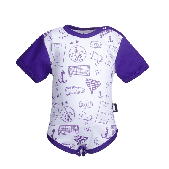 Baby body rövid ujjú, mintás