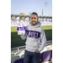 Kép 4/5 - Kötött sapka fehér-lila gyerek, Újpest 140
