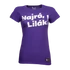 Kép 1/3 - Póló kerek nyakú, női, Hajrá Lilák!