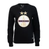 Kép 1/4 - Sweatshirt női címeres, fekete